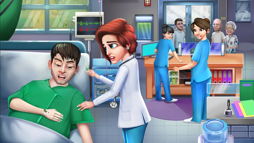 Doctor Hospital Games Offline  [МОД Unlimited Money] Screenshot 1