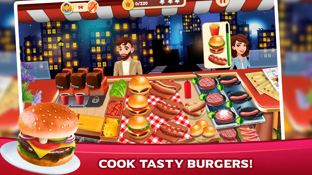 Cooking Mastery: Kitchen games  [МОД Бесконечные монеты] Screenshot 1