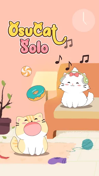 OsuCat Solo: Popcat Duet Music (ОсуКэт Соло)  [МОД Бесконечные деньги] Screenshot 1