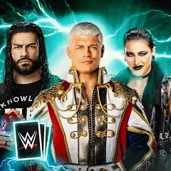 Скачать взломанную WWE SuperCard - Battle Cards (ВВЕ СуперКард)  [МОД Все открыто] - полная версия apk на Андроид