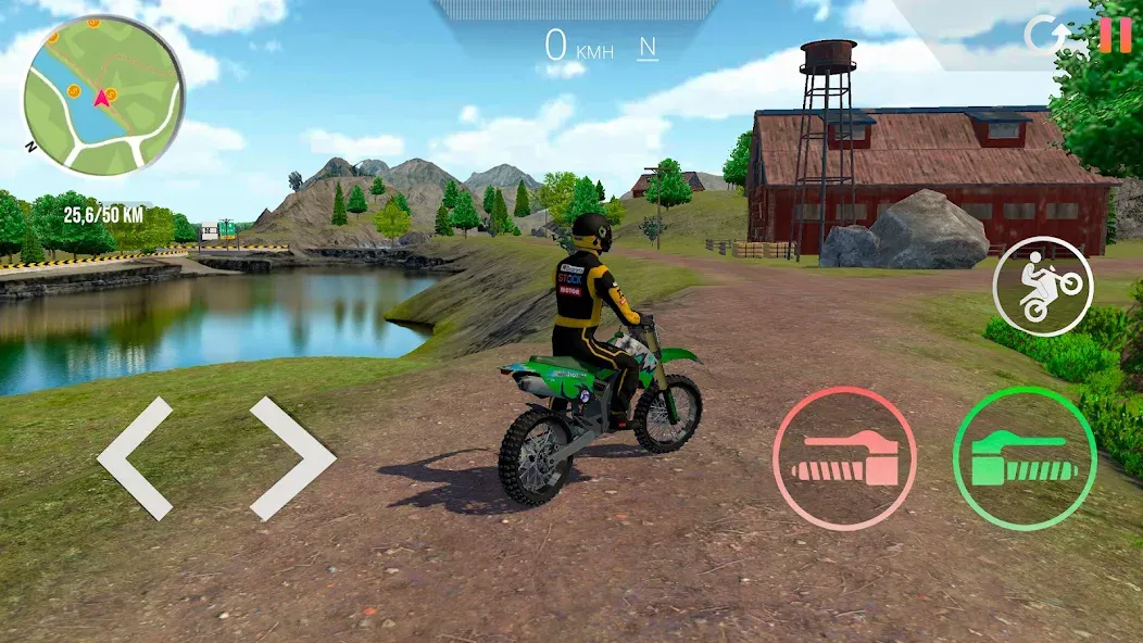 Motorcycle Real Simulator (Мотоцикл Реальный Симулятор)  [МОД Много монет] Screenshot 3