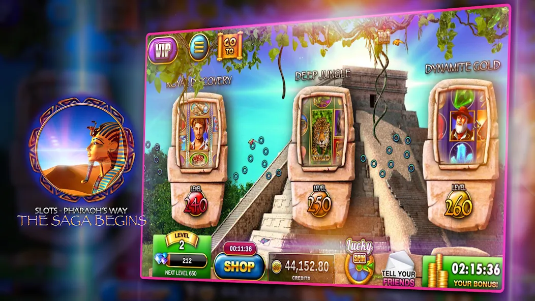 Slots - Pharaoh's Way Casino (Слоты)  [МОД Unlocked] Screenshot 1