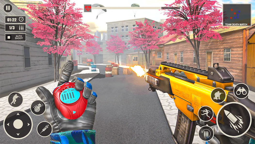 Offline War Shooting Games 3D  [МОД Все открыто] Screenshot 2