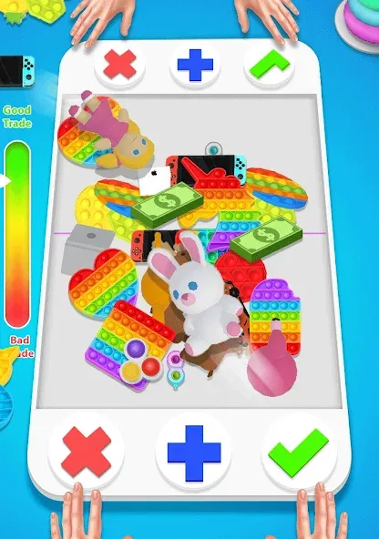 fidget trading: trade toys 3D (фиджет трейдинг)  [МОД Меню] Screenshot 2