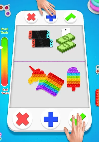 fidget trading: trade toys 3D (фиджет трейдинг)  [МОД Меню] Screenshot 3