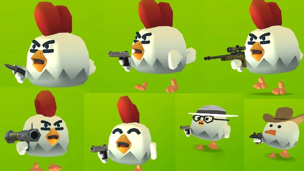 Chicken Gun (Чикен Ган)  [МОД Unlimited Money] Screenshot 1