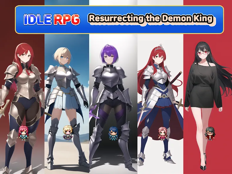 Idle RPG : Reviving Demon King (Айдл РПГ)  [МОД Меню] Screenshot 1