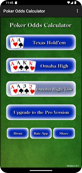 Poker Odds Calculator (Покер Оддс Калькулятор)  [МОД Много денег] Screenshot 1