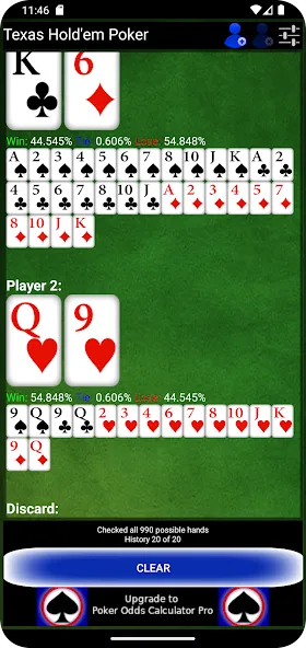 Poker Odds Calculator (Покер Оддс Калькулятор)  [МОД Много денег] Screenshot 4