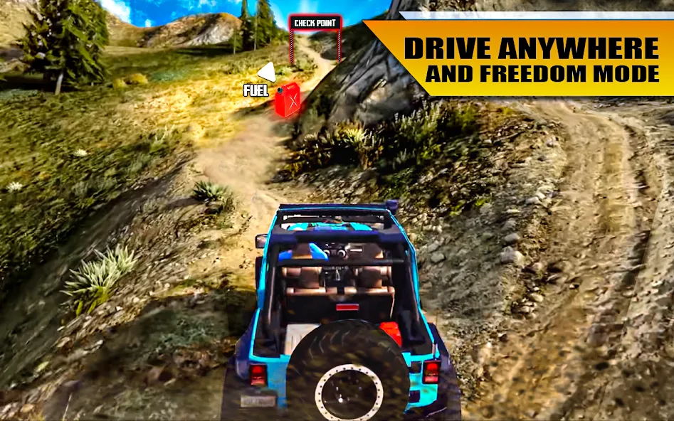 Off Road Jeep Drive Simulator  [МОД Все открыто] Screenshot 1