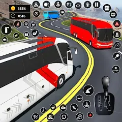 Скачать взломанную Coach Bus Simulator: Bus Games (Коуч Бас Симулятор)  [МОД Много монет] - полная версия apk на Андроид