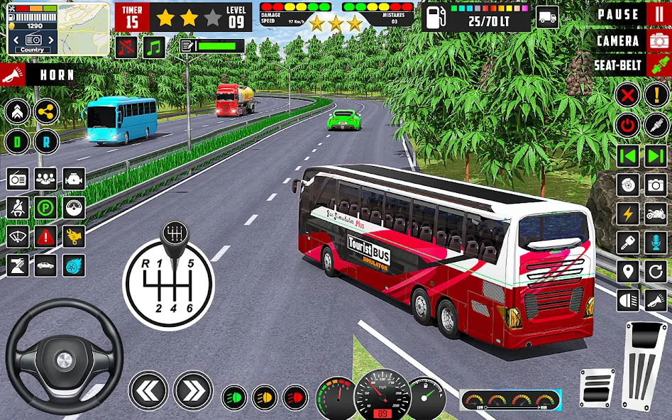 City Bus Simulator 3D Bus Game (Симулятор городского автобуса 3D  игра   )  [МОД Бесконечные монеты] Screenshot 1