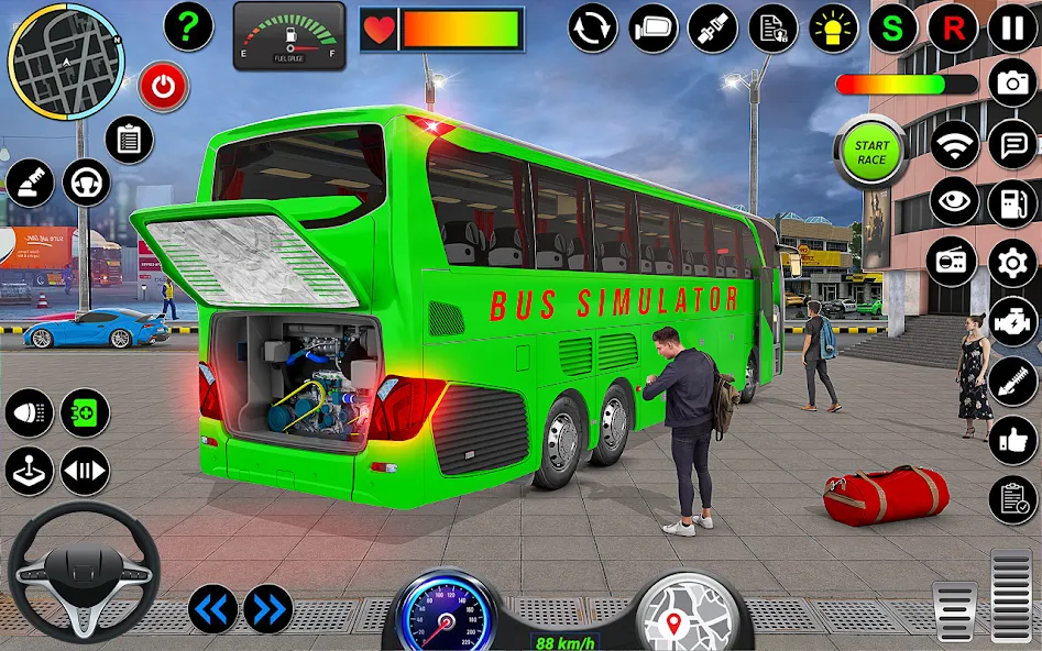 City Bus Simulator 3D Bus Game (Симулятор городского автобуса 3D  игра   )  [МОД Бесконечные монеты] Screenshot 2