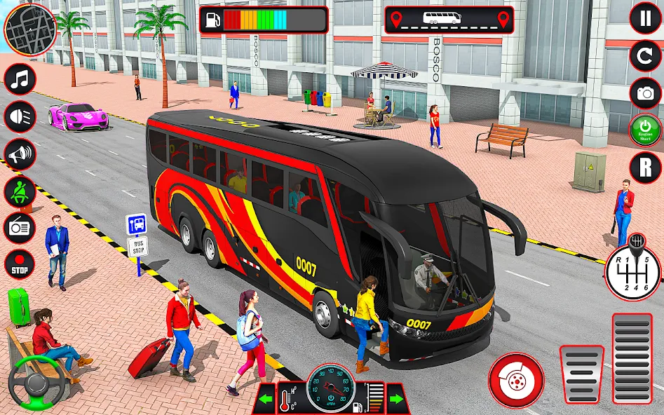 City Bus Simulator 3D Bus Game (Симулятор городского автобуса 3D  игра   )  [МОД Бесконечные монеты] Screenshot 5