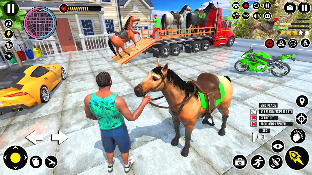 Animal Transport Truck Game 3D (Игра Грузовик для перевозки животных)  [МОД Menu] Screenshot 2