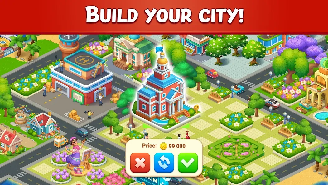 Farm City: Farming & Building (Фарм Сити)  [МОД Все открыто] Screenshot 4