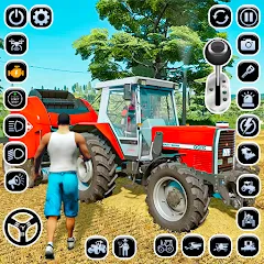 Скачать взломанную Farming Games & Tractor Games  [МОД Unlimited Money] - полная версия apk на Андроид