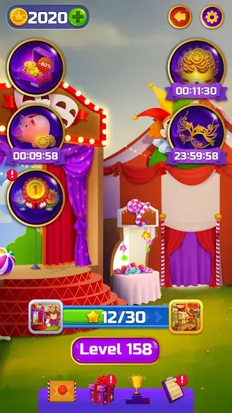 Circus Words: Magic Puzzle  [МОД Бесконечные деньги] Screenshot 5