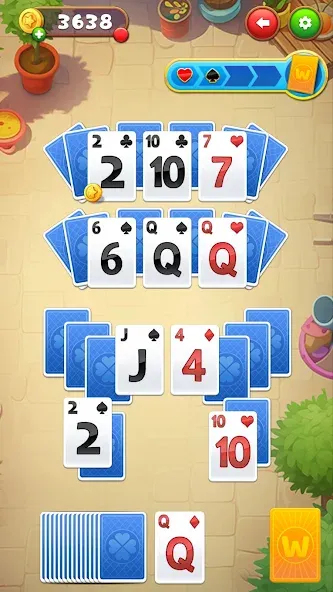 Kings & Queens: Solitaire Game  [МОД Бесконечные деньги] Screenshot 5