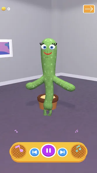 Talking Cactus (Токинг Кактус)  [МОД Бесконечные монеты] Screenshot 2