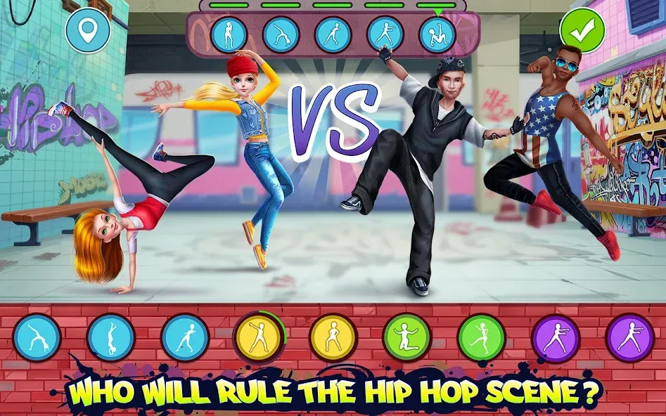 Hip Hop Battle - Girls vs Boys  [МОД Mega Pack] Screenshot 1