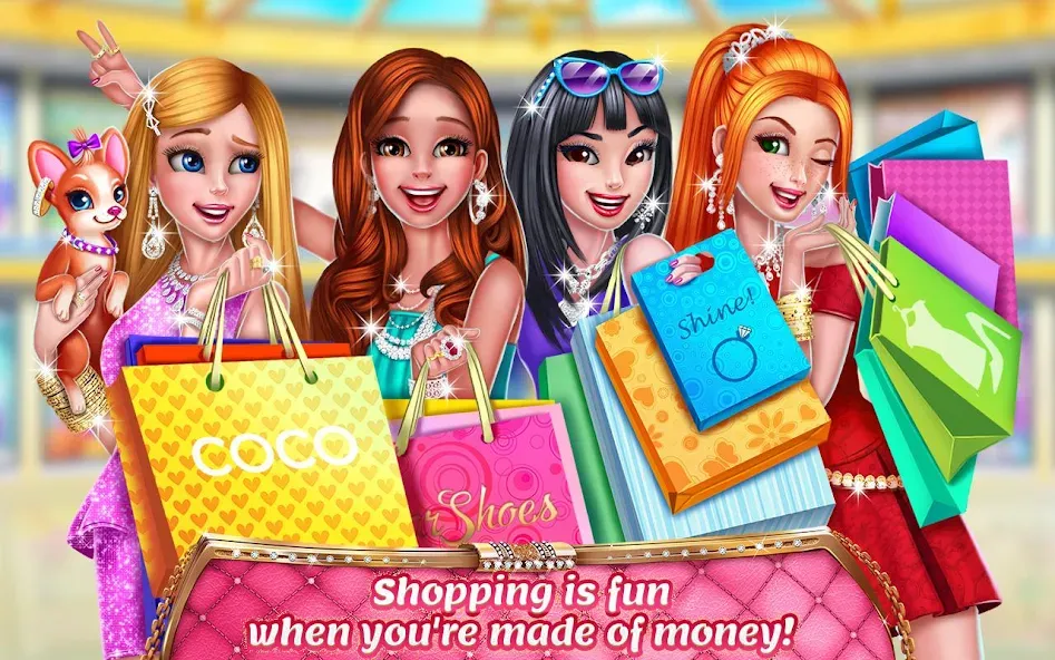 Rich Girl Mall - Shopping Game  [МОД Бесконечные монеты] Screenshot 5