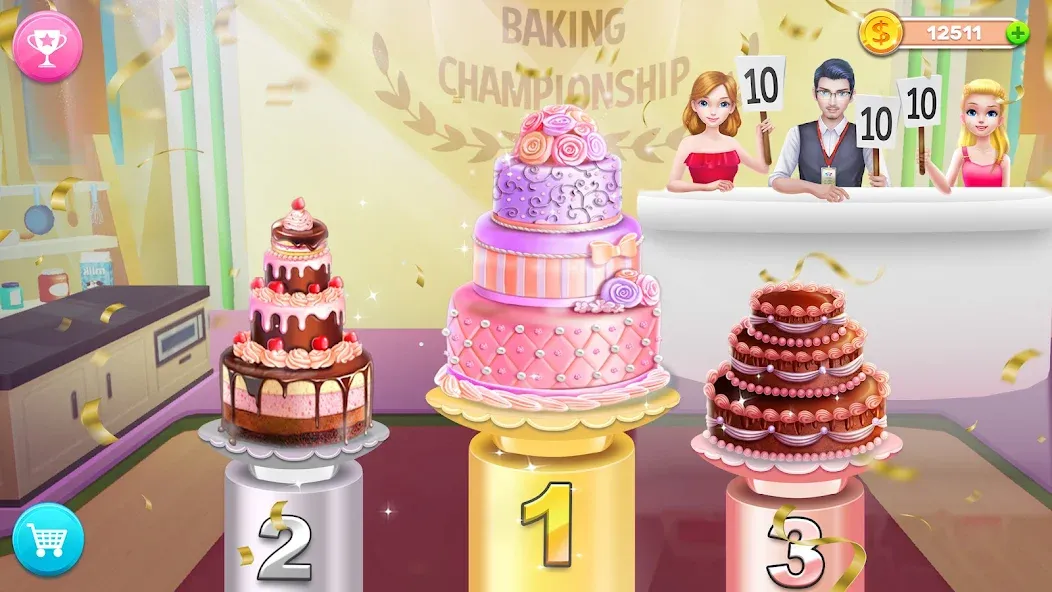 My Bakery Empire: Bake a Cake  [МОД Меню] Screenshot 3