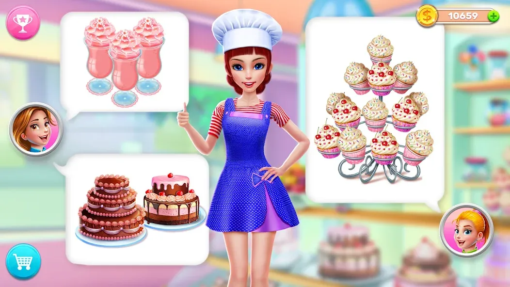 My Bakery Empire: Bake a Cake  [МОД Меню] Screenshot 4