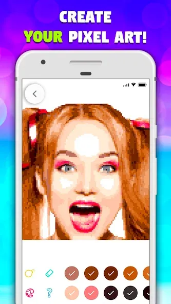 Pixel Art book・Color by number  [МОД Бесконечные монеты] Screenshot 5