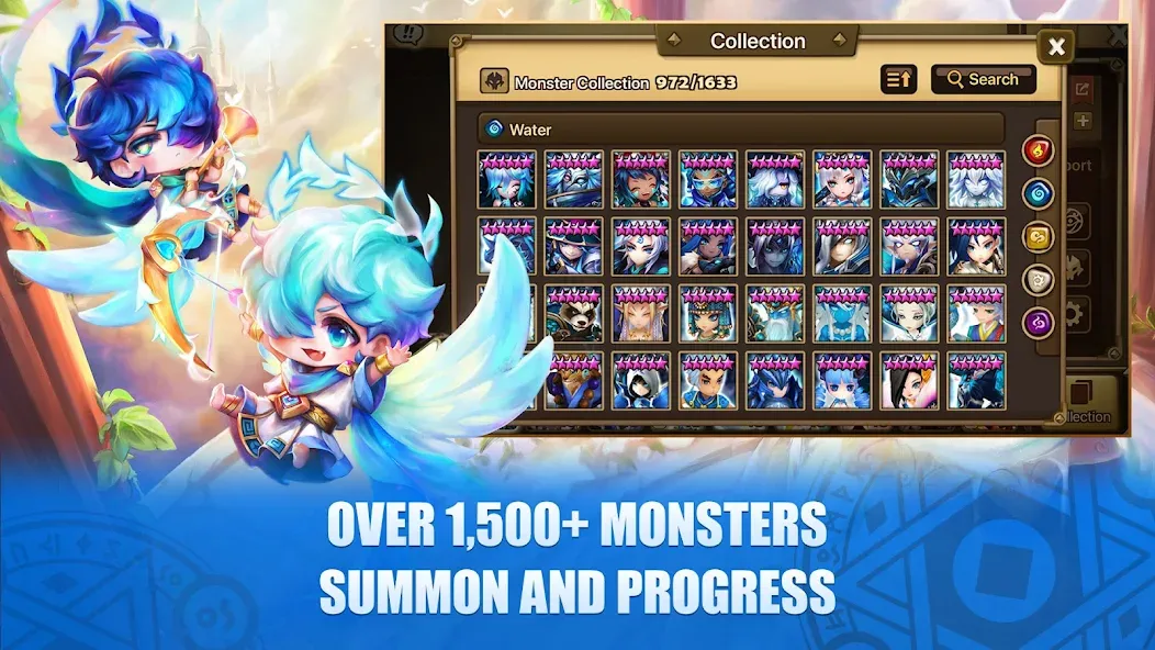 Summoners War  [МОД Много монет] Screenshot 2