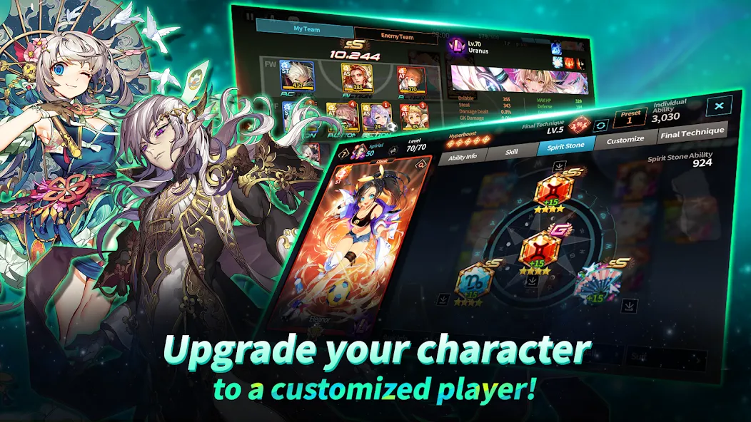 Soccer Spirits (Соккер Спиритс)  [МОД Unlocked] Screenshot 3