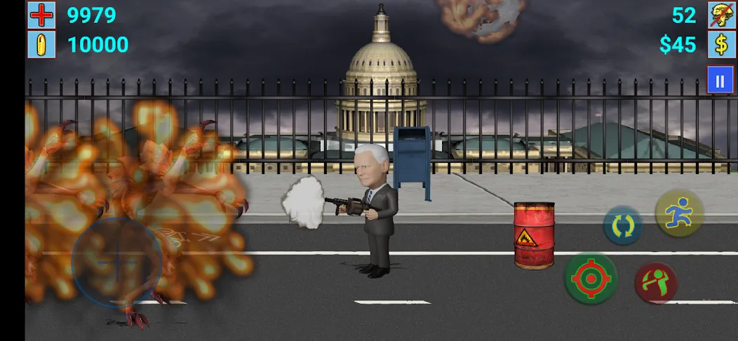 Aliens vs President (Элиены против Президента)  [МОД Unlimited Money] Screenshot 3