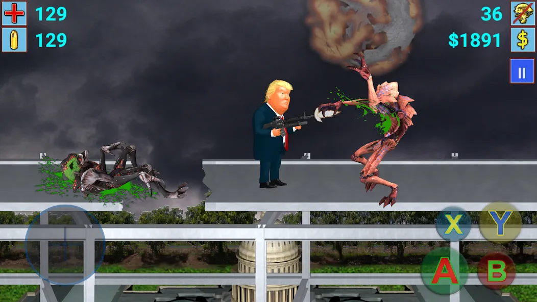 Aliens vs President (Элиены против Президента)  [МОД Unlimited Money] Screenshot 5