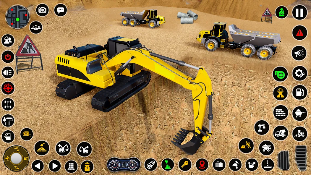 Construction Dump Truck Game (Конструкционный симулятор самосвала)  [МОД Много денег] Screenshot 1