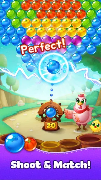 Bubble CoCo : Bubble Shooter (Бабл Коко)  [МОД Mega Pack] Screenshot 1