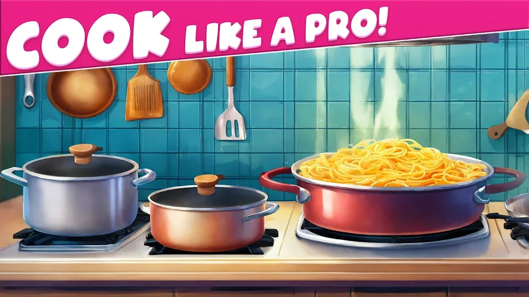 Cooking Taste Restaurant Games  [МОД Бесконечные монеты] Screenshot 1