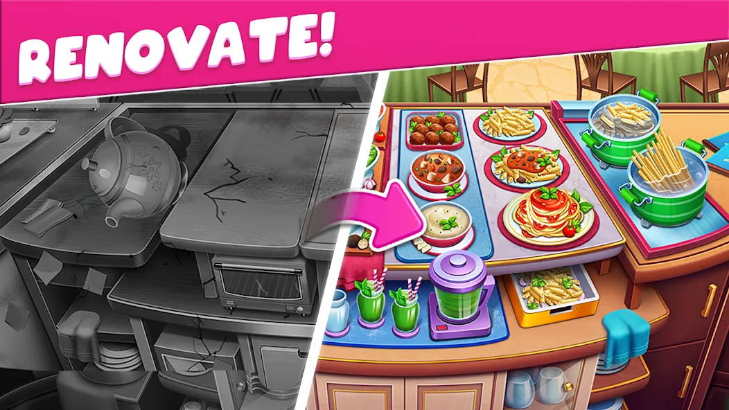 Cooking Taste Restaurant Games  [МОД Бесконечные монеты] Screenshot 4