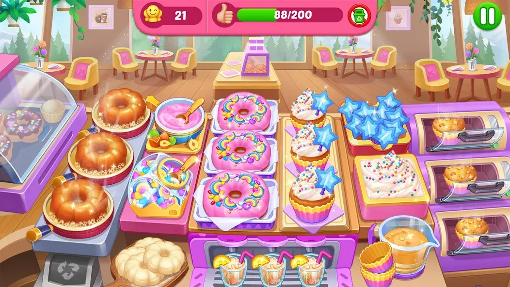 Crazy Cooking Diner: Chef Game (Крейзи кукинг дайнер)  [МОД Unlimited Money] Screenshot 5