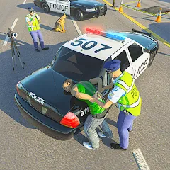 Взлом Police Simulator Job Cop Game  [МОД Все открыто] - стабильная версия apk на Андроид