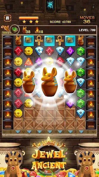 Jewel Ancient Pyramid Treasure  [МОД Все открыто] Screenshot 2