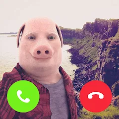 Скачать взломанную John Pork In Video Call (Джон Порк ин Видео Колл)  [МОД Unlimited Money] - стабильная версия apk на Андроид