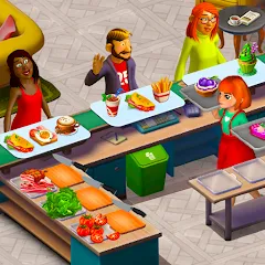 Взломанная Cooking Cup: Fun Cafe Games (Кукинг Кап)  [МОД Все открыто] - последняя версия apk на Андроид