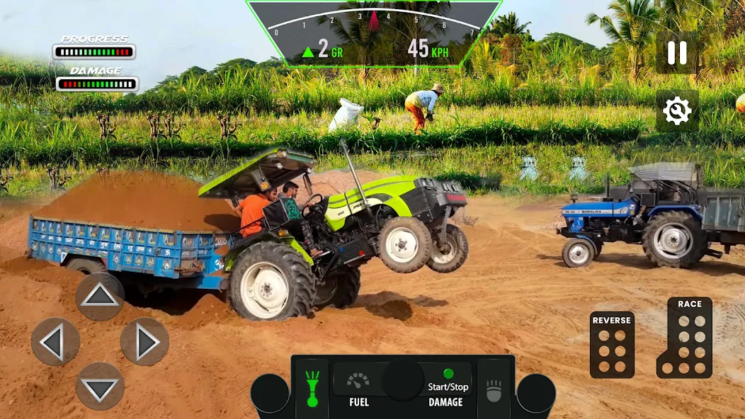 Tractor Simulator Farm Games (Фарминг игры)  [МОД Много денег] Screenshot 2