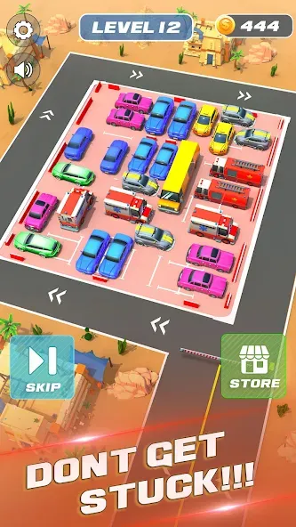 Unblock It Car Puzzle Game (Паркинг Джам Разблокировать)  [МОД Все открыто] Screenshot 4