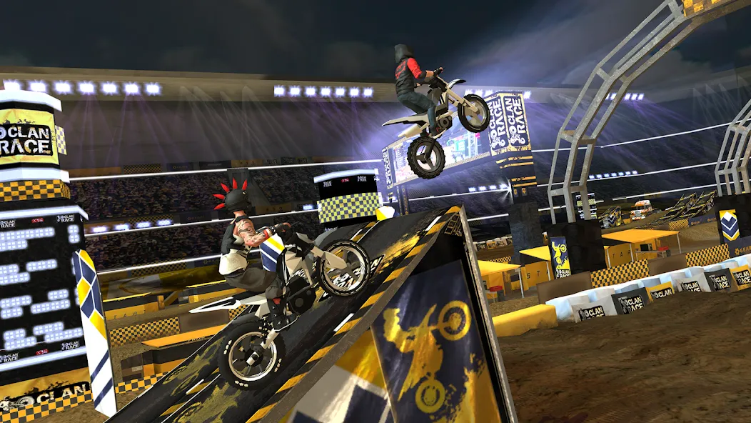 Clan Race: PVP Motocross races (Клан Рейс)  [МОД Unlimited Money] Screenshot 1