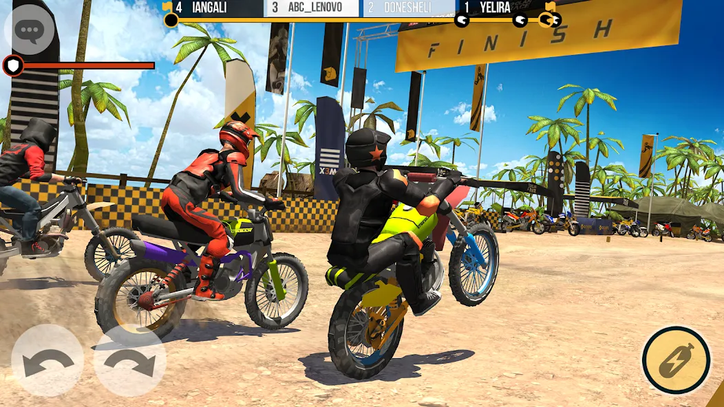 Clan Race: PVP Motocross races (Клан Рейс)  [МОД Unlimited Money] Screenshot 2