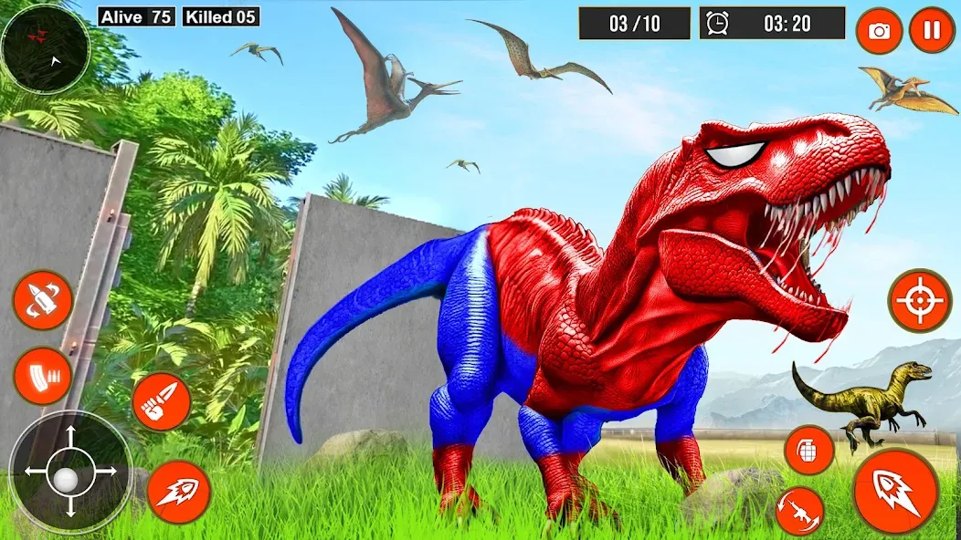 Real Dino Hunter 3D Gun Games (Уайлд Динозавр Хантер Ган Геймс)  [МОД Menu] Screenshot 3