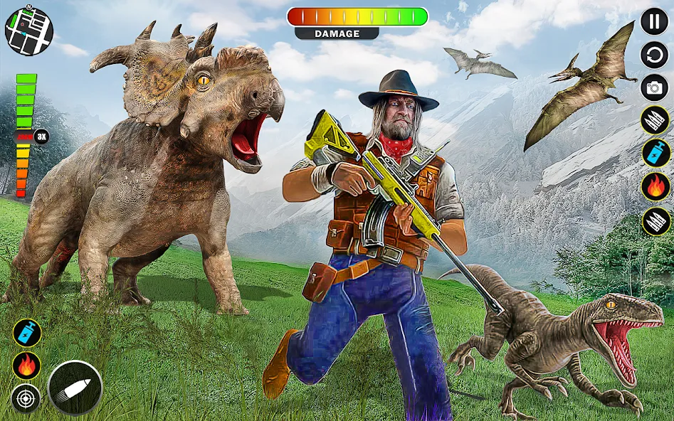 Real Dino Hunter 3D Gun Games (Уайлд Динозавр Хантер Ган Геймс)  [МОД Menu] Screenshot 4