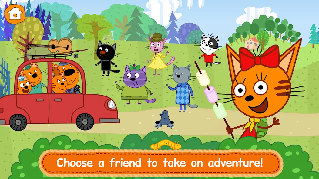 Kid-E-Cats: Kitty Cat Games!  [МОД Меню] Screenshot 1