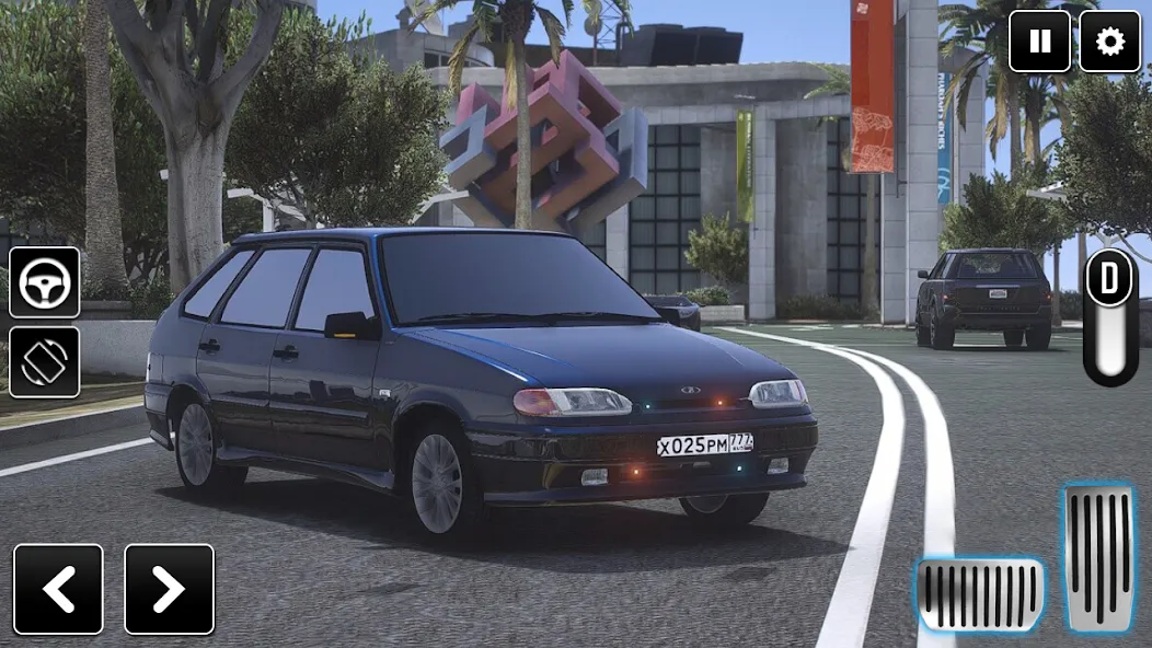 2114 Car Driving: Lada sedan  [МОД Меню] Screenshot 2